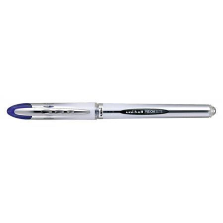 Caneta Rollerball Uni-ball Vision Elite UB-200 com Tinta Líquida - Ponta Esferográfica de 0,8 mm - Sistema à Prova de Vazamentos