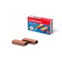 Grampos de cobre Erichkrause nº 10 - 1000 grampos - Alta resistência e fácil grampeamento - Resistentes à corrosão - Cor de cobr
