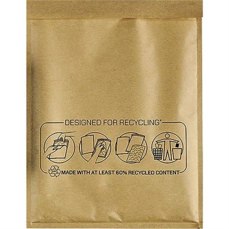 Caixa com 50 Sacos de Bolhas Acolchoados Fellowes Bankers Box - 270x360mm - Bolhas internas para amortecimento - Ideal para prod