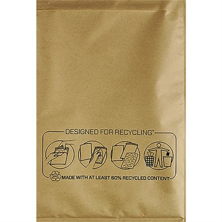Caixa com 50 Sacos de Bolhas Acolchoados - Tamanho 350x470mm - Bolhas internas para amortecimento - Ideal para produtos frágeis 