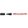 Marcador permanente Edding 750 - Ponta redonda - Espessura da linha entre 2 e 4 mm - Tinta opaca - Secagem rápida - Preto