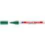 Marcador permanente Edding 750 - Ponta redonda - Espessura da linha entre 2 e 4 mm - Tinta opaca - Secagem rápida - Verde