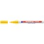 Marcador permanente Edding 750 - Ponta redonda - Espessura da linha entre 2 e 4 mm - Tinta opaca - Secagem rápida - Amarelo