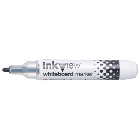 Marcador para quadro branco Uni-ball PWB-202 Inkview - Ponta cônica de 1,8 a 2,2 mm - Zona de nível de tinta transparente - Escr