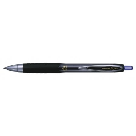 Caneta Rollerball Uni-ball Signo UMN-207 com Tinta Líquida - Ponta Esferográfica de 0,5 mm - Empunhadura Emborrachada Anti-Fadig