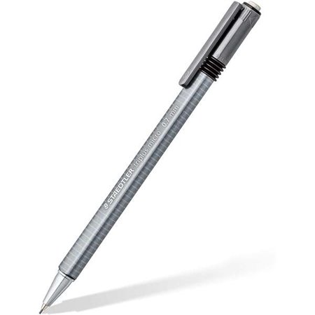 Lapiseira Staedtler Triplus Micro 774 0,7 mm - Ponta retrátil - Design ergonômico - Cor cinza