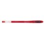 Caneta Rollerball Uni-ball Signo UM-120 com Tinta Gel - Ponta Esferográfica de 0,7 mm - Tinta Resistente à Água e à Luz - Vermel