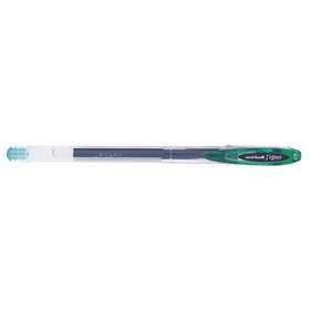 Caneta de tinta gel Uni-ball Signo UM-120 - Ponta esferográfica de 0,7 mm - Tinta resistente à água e à luz - Verde