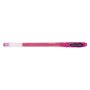 Caneta de tinta gel Uni-ball Signo UM-120 - Ponta esferográfica de 0,7 mm - Tinta resistente à água e à luz - Rosa