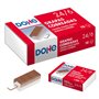 Caixa Dohe com 1000 grampos 24/6 banhados a cobre