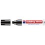 Marcador permanente Edding 800 - Ponta chanfrada - Espessura da linha entre 4 e 12 mm - Recarregável - Secagem instantânea - Pre