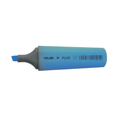 Marcador fluorescente Milan - Ponta chanfrada 1 - 4,8 mm - Azul