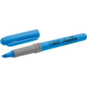 Marcador fluorescente Bic Highlighter Grip - Tinta à base de água - Ponta chanfrada - Espessura da linha entre 1,60 e 3,30 mm - 