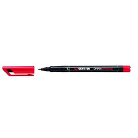 Marcador permanente Stabilo OHPen - Ponta superfina - Largura da linha de 0,4 mm - Empunhadura antiderrapante - Tampa ventilada 