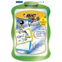 Quadro branco e papel quadriculado Bic Velleda Kids + 1 marcador Velleda azul + 1 apagador - Dimensões: 20x30cm - Cores sortidas