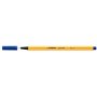 Caneta de fibra Stabilo Point 88 de ponta fina - Espessura da linha: 0,4 mm - Tinta à base de água - Azul escuro