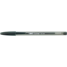 Caneta Esferográfica Bic Cristal Large - Ponta de 1,6 mm de espessura - Traço de 0,60 mm - Tinta à base de óleo - Translúcida - 
