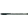 Caneta Esferográfica Bic Cristal Large - Ponta de 1,6 mm de espessura - Traço de 0,60 mm - Tinta à base de óleo - Translúcida - 