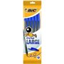 Conjunto de 5 Canetas Esferográficas Bic Cristal - Ponta Redonda de 1,6 mm - Traço de 0,6 mm - Tinta à Base de Óleo - Azul