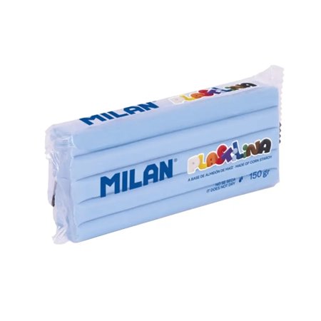 Massa de modelar Milan 150g - Base de amido de milho - Sem glúten - Misturável - Azul claro