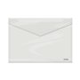 Envelope Dohe com Fecho de Pressão - Formato Paisagem Plus Size - Polipropileno Transparente de 150 Microns - Cor Transparente