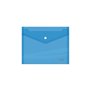 Envelope para documentos Dohe A5 - Fecho de pressão - Polipropileno transparente de 150 mícrons - Azul