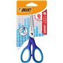 Tesoura escolar Bic Comfort em aço inoxidável, 13 cm - Cabo macio - Para destros - Cores sortidas (aleatórias)