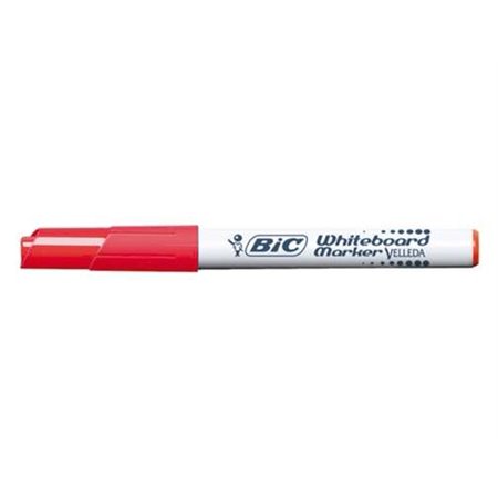 Marcador para quadro branco Bic Velleda 1741 - Ponta de 4,5 mm - Espessura da linha de 1,4 mm - Tinta à base de acetona - Apagam