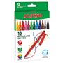 Kit Alpino com 12 Canetas Marcadoras Coloridas - Ponta de 3mm - Super Laváveis e com Cores Vibrantes - Uso Escolar - Desenvolve 
