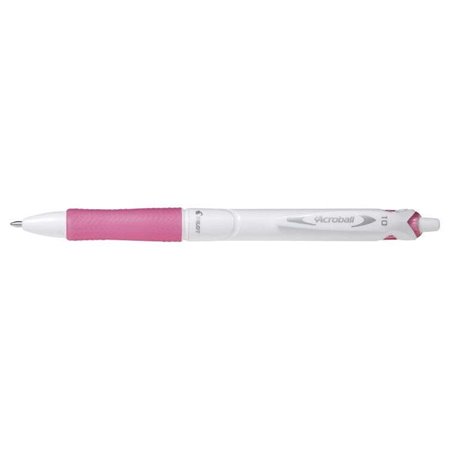 Caneta esferográfica retrátil Pilot Acroball PureWhite - Recarregável - Feita com plástico reciclado - Ponta redonda de 1 mm - E