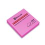Bloco de notas adesivas Bismark com 100 unidades, 76x76mm - Magenta Neon
