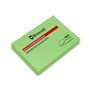 Bloco de notas adesivas Bismark com 100 unidades, 76x127mm - Verde Neon