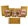 Saco acolchoado Bismark Kraft 180x165mm - Revestimento interno com bolhas de ar - Fecho autoadesivo - Ideal para envios com alta