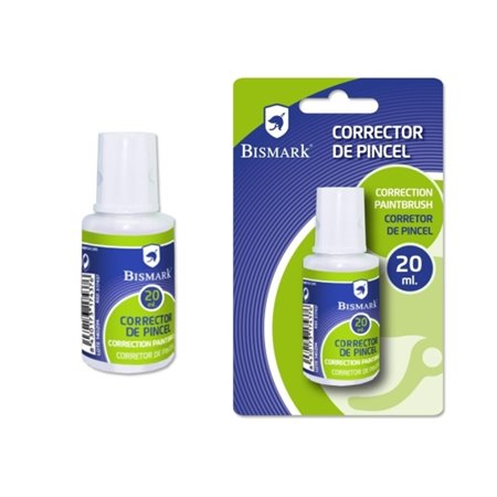 Corretivo Líquido Bismark 20ml - Secagem Rápida - Aplicador de Pincel