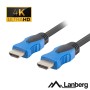 Cabo Hdmi Dourado Macho / Macho 2.0 4K 3M Lanberg