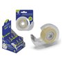 Suporte para rolo de fita adesiva Bismark com fita adesiva transparente - Corpo em plástico - Inclui fita de 33 m x 1,9 cm - Ide
