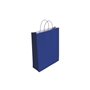 Sacola de papel celulósico Bismark - Medidas: 32x10x24cm - Azul