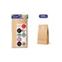 Pacote com 10 envelopes de papel kraft Bismark, 50 g/m², com 10 adesivos de fechamento - Medidas: 19 x 36 x 6 cm - Ideal para pr