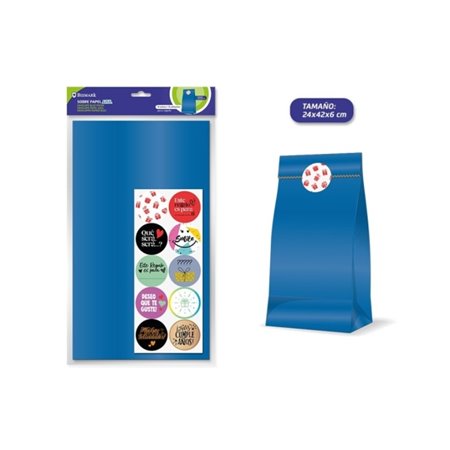 Pacote com 10 envelopes de papel kraft Bismark (50 g/m²) com 10 adesivos de fechamento - Dimensões: 24 x 42 x 6 cm - Ideal para 