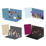 Cartão de Ano Novo Bismark Pop-Up com Envelope - Decorado com Folha Metálica e Relevo Pop-Up