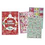 Livro Bismark com 750 adesivos de Natal