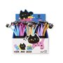 Caneta Bismark Animals com Design de Gatinhos Pretos Divertidos - Ponta Fina - Tinta Gel Preta - 6 Desenhos Diferentes