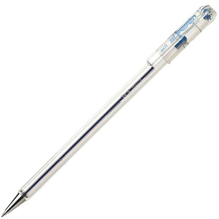Caneta Esferográfica Pentel SuperB - Ponta Fina 0,7 mm - Espessura do Traço 0,35 mm - Tinta à Base de Óleo - Azul