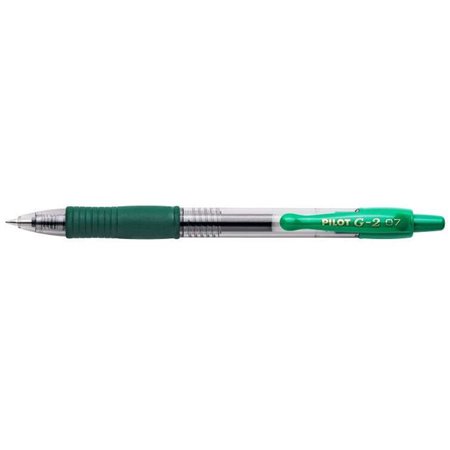 Caneta Rollerball em Gel Retrátil Pilot G2 - Recarregável - Ponta Esferográfica Redonda de 0,7 mm - Espessura da Linha de 0,32 m