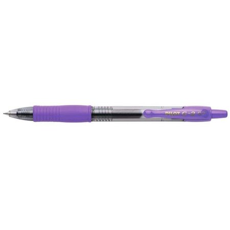 Caneta Rollerball em Gel Retrátil Pilot G2 - Recarregável - Ponta Esferográfica Redonda de 0,7 mm - Largura da Linha de 0,32 mm 