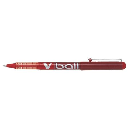 Caneta Rollerball Pilot V Ball 07 com Tinta Líquida - Ponta Esferográfica Redonda de 0,7 mm - Espessura da Linha de 0,5 mm - Ver