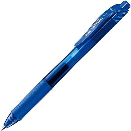 Caneta Esferográfica Retrátil Pentel Energel X - Ponta de 0,7 mm - Traço de 0,35 mm - Tinta em Gel - Recarregável - Empunhadura 