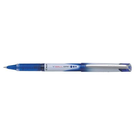 Caneta Pilot Liquid Ink V Ball Grip 07 - Ponta Esferográfica Cônica de 0,7 mm - Largura da Linha de 0,5 mm - Empunhadura Emborra