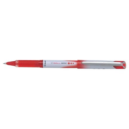 Caneta Pilot Liquid Ink V Ball Grip 07 - Ponta Esferográfica Cônica de 0,7 mm - Largura do Traço de 0,5 mm - Empunhadura Emborra