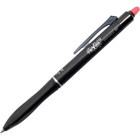 Caneta Pilot Frixion Ball Plus Apagável - Ponta de 0,7 mm e Traço de 0,35 mm - Recarregável - 80% Plástico Reciclado - Vermelha